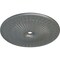 Ekena Millwork Galveston Ceiling Medallion (Fits Canopies up to 5 7/8"), 51"OD x 3 5/8"ID x 3 3/8"P, Platinum CM51GLPLS - alternate 3